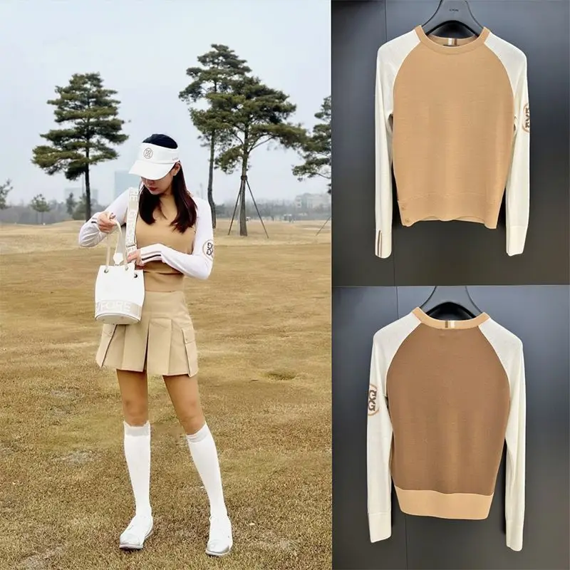 Women's Golf Apparel: Spring/Fall Cool & Breathable Crew Neck Knit Top Long-Sleeve Sportswear Sweater
Women's Golf Apparel: Spring/Fall Cool & Breathable Crew Neck Knit Top Long-Sleeve Sportswear Sweater