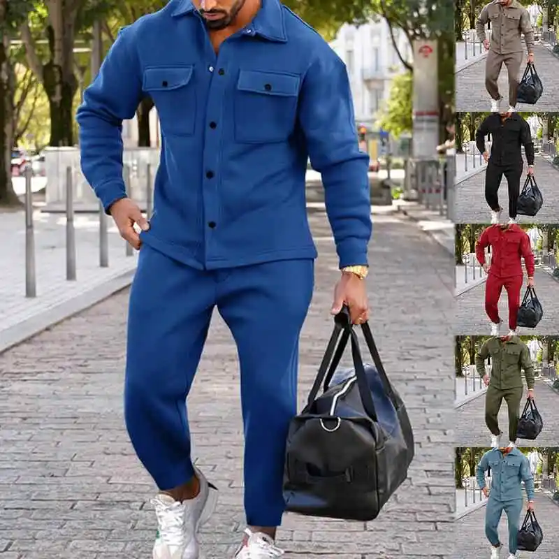 Men's Autumn Outerwear Jacket And Pants Set Casual Sportswear Long Sleeve No Brand Registered Trademark Zh-6new
Men's Autumn Outerwear Jacket And Pants Set Casual Sportswear Long Sleeve No Brand Registered Trademark Zh-6new