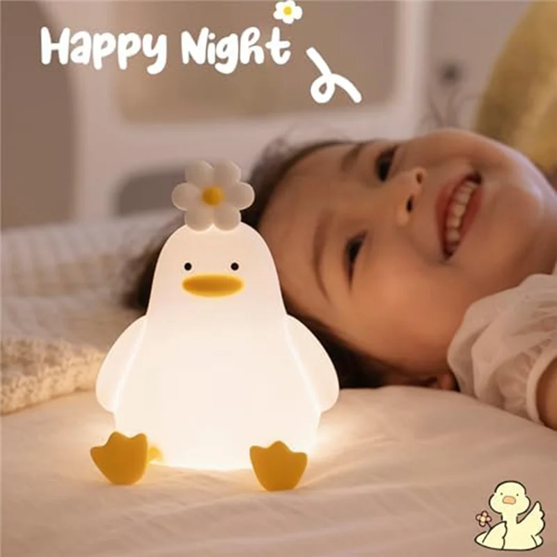 【HOT】Flower Duck Night Light 3 Colors Silicone Night Lights Timer Night Light For Living Room
【HOT】Flower Duck Night Light 3 Colors Silicone Night Lights Timer Night Light For Living Room