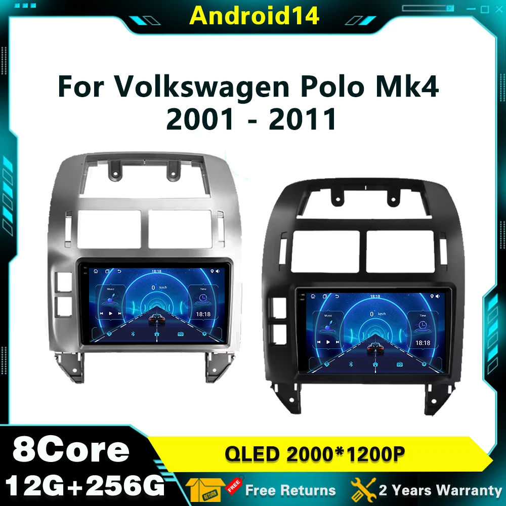 Android 14 For Volkswagen Polo Mk4 2001 - 2011 WIFI Screen Multimedia Players GPS Navigator Stereo Receiver Carplay Car Radio
Android 14 For Volkswagen Polo Mk4 2001 - 2011 WIFI Screen Multimedia Players GPS Navigator Stereo Receiver Carplay Car Radio