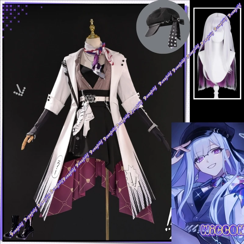 Nihilux Planarcadia Cosplay Full Set Honkai Star Rail Wig Dress Hat Glasses Shoes Halloween Party Props
Nihilux Planarcadia Cosplay Full Set Honkai Star Rail Wig Dress Hat Glasses Shoes Halloween Party Props