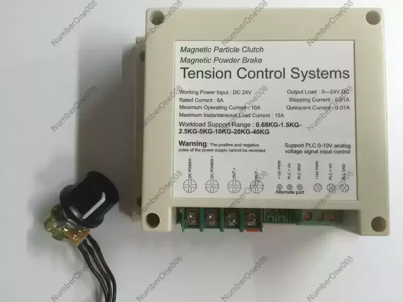 Magnetic Powder Clutch Magnetic Powder Brake Tension Control System 24VDC Rated 6A Support PLC 0-10V
Magnetic Powder Clutch Magnetic Powder Brake Tension Control System 24VDC Rated 6A Support PLC 0-10V