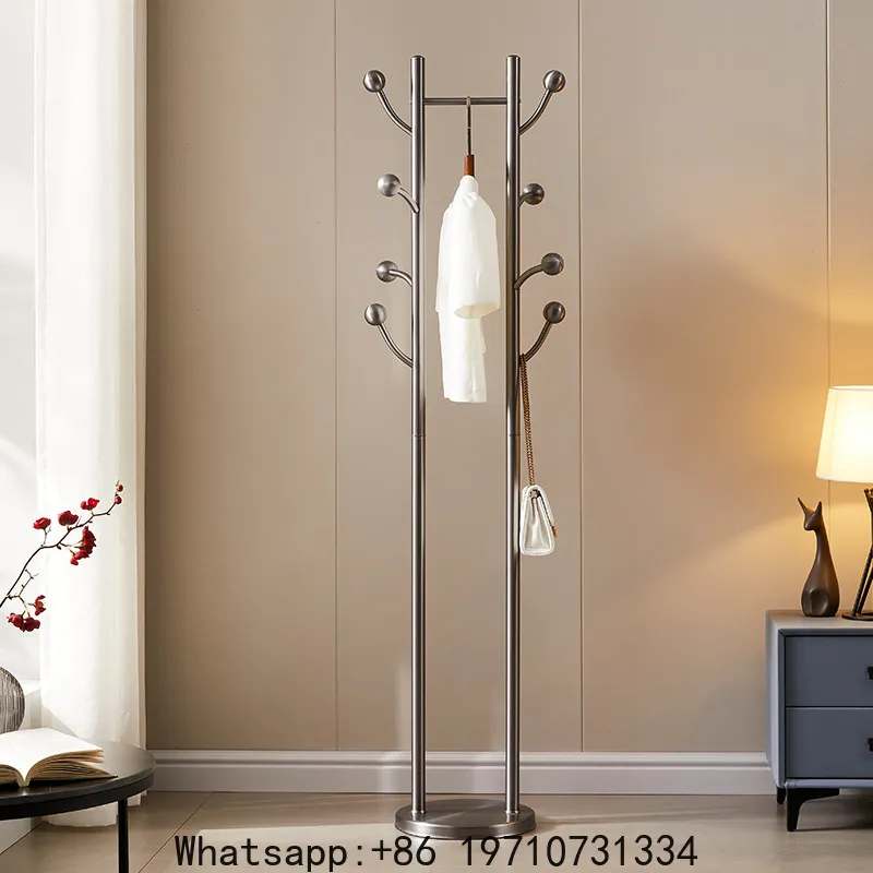 Stainless Steel Coat Rack Floor-to-ceiling Household Simple Hanger Bedroom Bedside Double Pole Living Room Rack
Stainless Steel Coat Rack Floor-to-ceiling Household Simple Hanger Bedroom Bedside Double Pole Living Room Rack