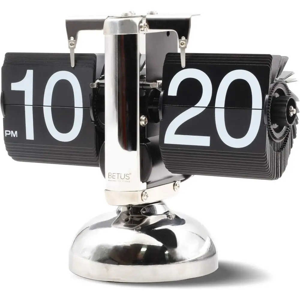 Vintage-Style Mechanical Desk Clock - Digital Display, Battery-Powered, 8 x 6.5 x 3, Black
Vintage-Style Mechanical Desk Clock - Digital Display, Battery-Powered, 8 x 6.5 x 3, Black
