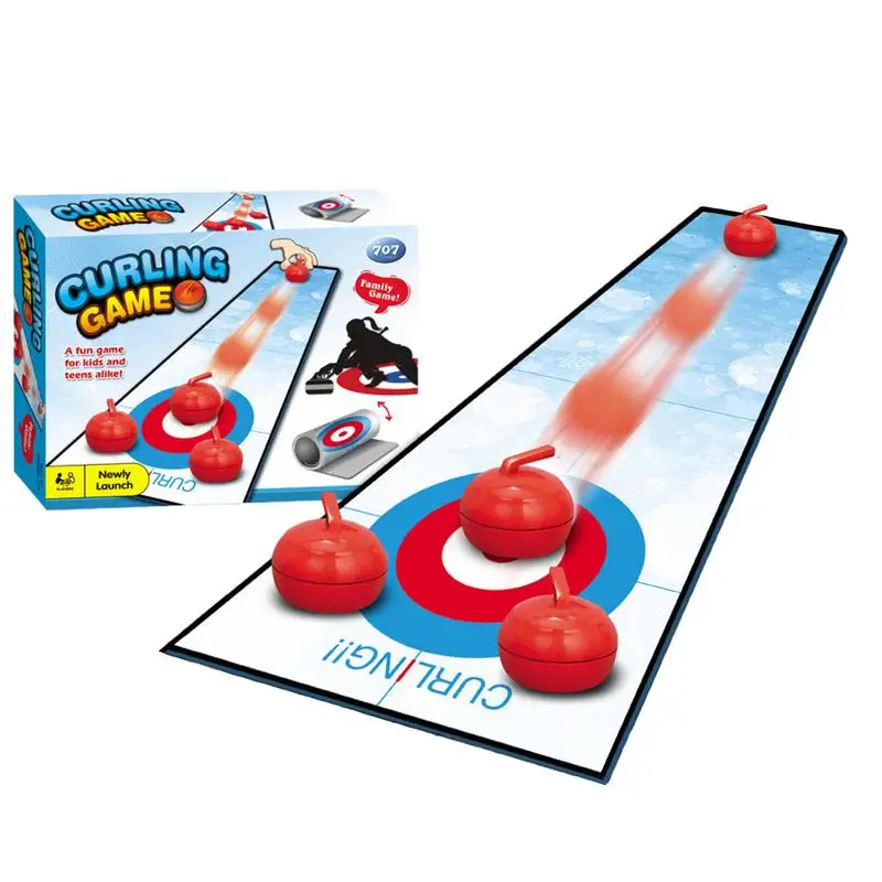 Table Top Curling Game Tabletop Shuffleboard Indoor Curling Game With Mat Educational And Portable Curling For Children Travel
Table Top Curling Game Tabletop Shuffleboard Indoor Curling Game With Mat Educational And Portable Curling For Children Travel