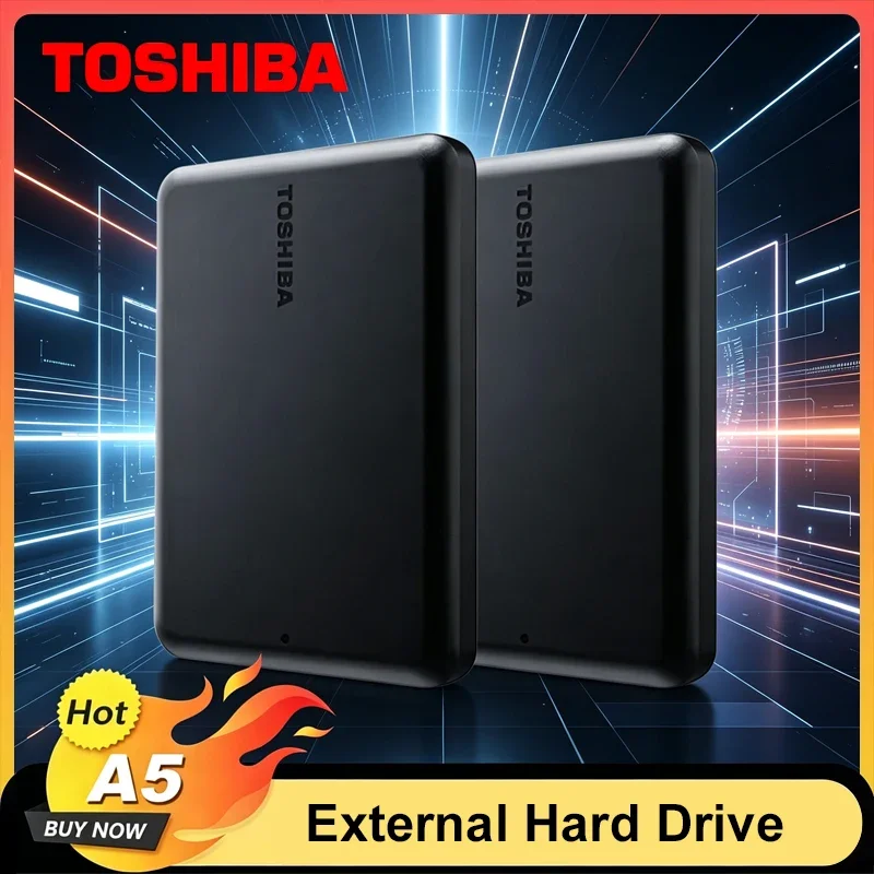 For Toshiba A5 Series Small Black Portable Hard Drive High-Speed USB 3.2 Gen1 500GB/1TB/2TB/4TB Compatible With Mac
For Toshiba A5 Series Small Black Portable Hard Drive High-Speed USB 3.2 Gen1 500GB/1TB/2TB/4TB Compatible With Mac