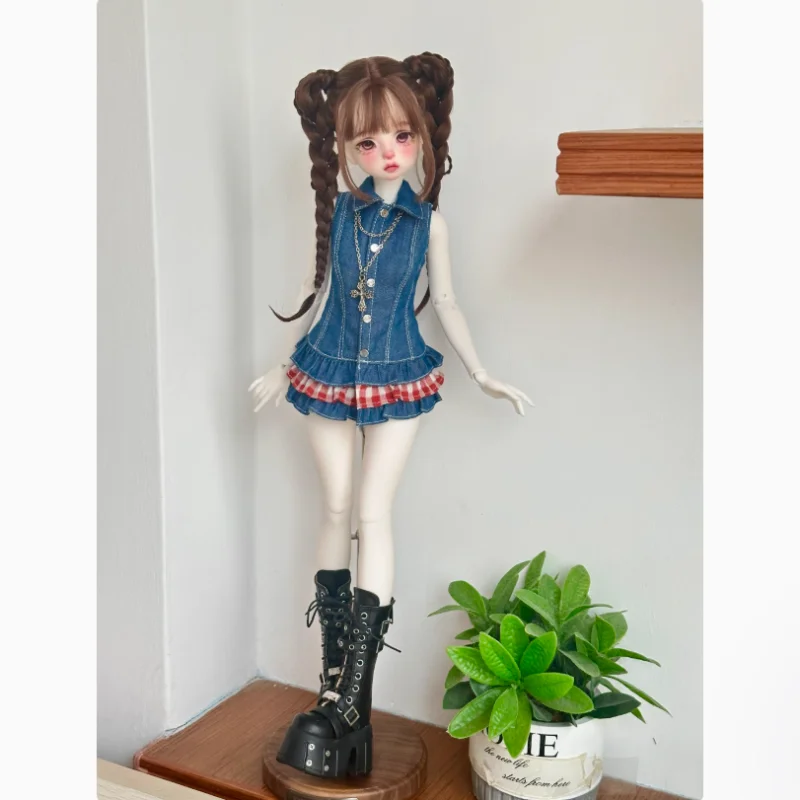 1/4 BJD Doll Clothes Denim Dress Suit Slim Skirt Necklace Doll Accessories Dress Up Gift Diy Clothes(No Doll)
1/4 BJD Doll Clothes Denim Dress Suit Slim Skirt Necklace Doll Accessories Dress Up Gift Diy Clothes(No Doll)