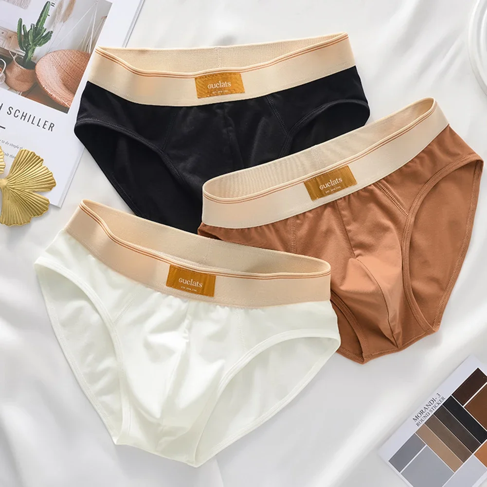 Men Cotton Briefs Underwears Mid-Rise Bikini Underpants Thread Skin Friendly Short Trunks Solid Breathble Comfortable Lingerie
Men Cotton Briefs Underwears Mid-Rise Bikini Underpants Thread Skin Friendly Short Trunks Solid Breathble Comfortable Lingerie