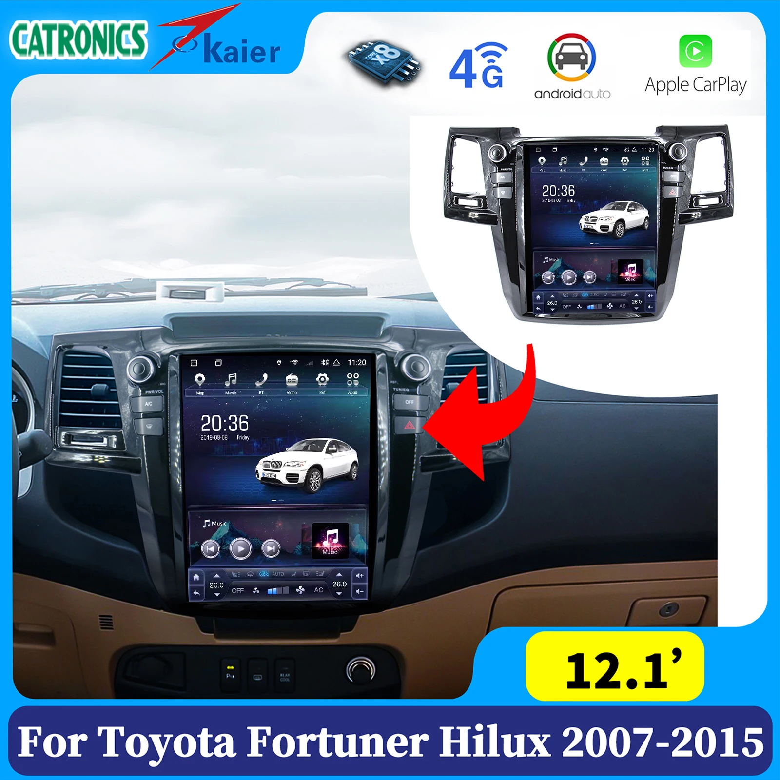 Central Multimidia for Tesla Toyota Fortuner Hilux Sw4 Revo 2010 2011 2012 2013 2014 2015 Screen Android Player Accessories
Central Multimidia for Tesla Toyota Fortuner Hilux Sw4 Revo 2010 2011 2012 2013 2014 2015 Screen Android Player Accessories