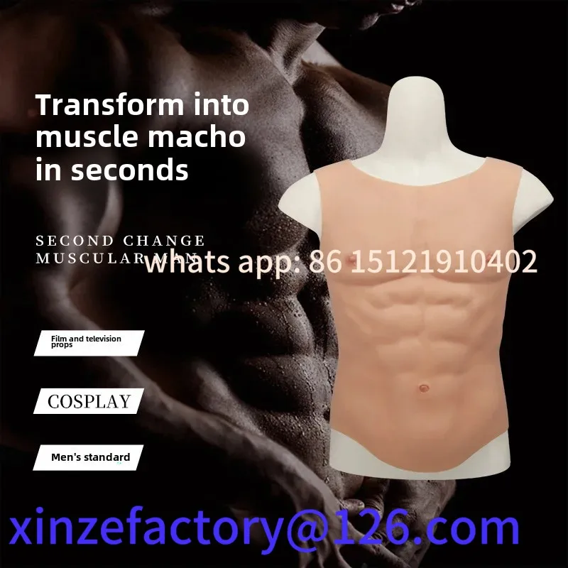 Be suitable for Silicone Muscle Suit round Neck Half Body Lightweight Easy Wear Cosplay Prop
Be suitable for Silicone Muscle Suit round Neck Half Body Lightweight Easy Wear Cosplay Prop