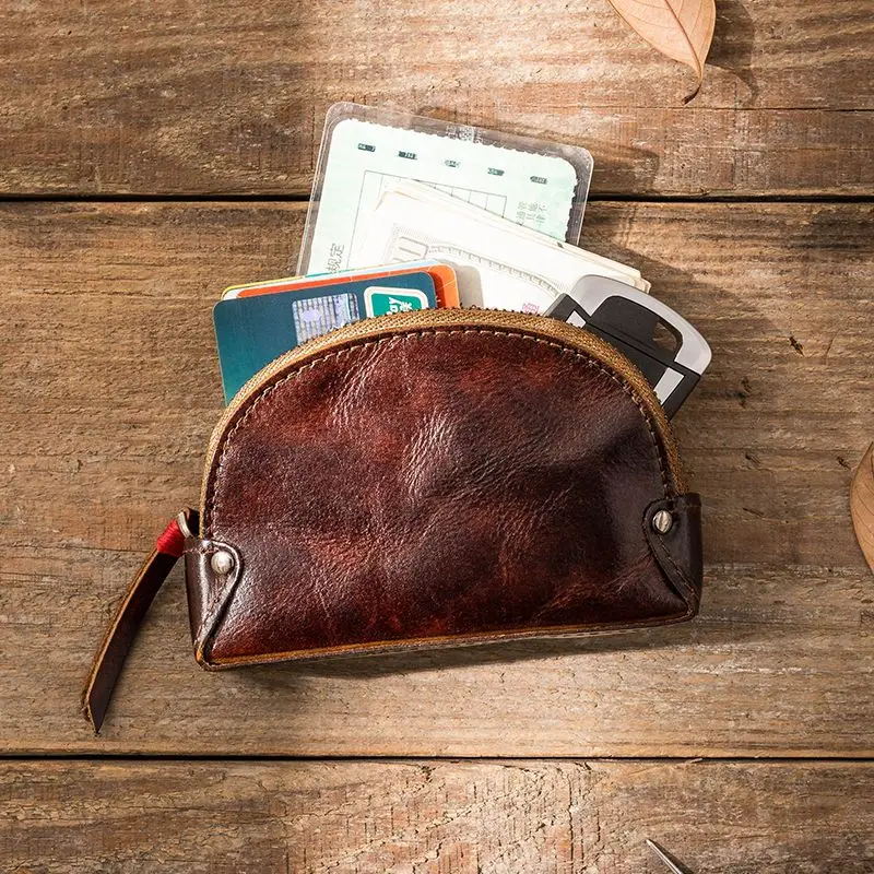 Handmade Leather Car Key Pouch & Coin Purse (12x7.5cm) – Semi-circular Keychain Holder for Auto Fob
Handmade Leather Car Key Pouch & Coin Purse (12x7.5cm) – Semi-circular Keychain Holder for Auto Fob
