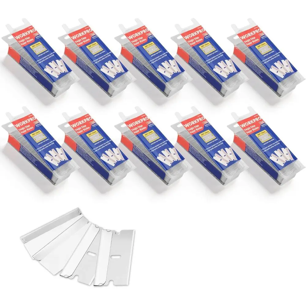 1000-Count High Carbon Steel Single Edge Scraper Blades
1000-Count High Carbon Steel Single Edge Scraper Blades