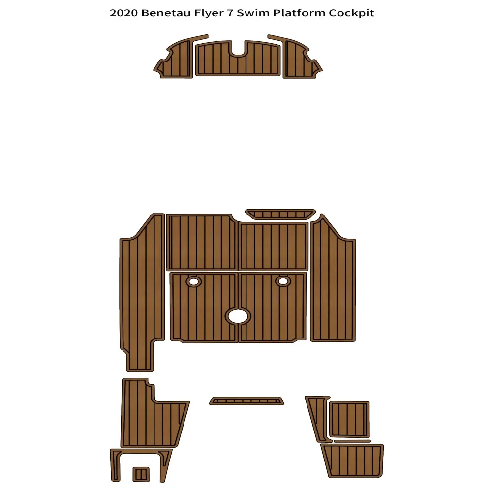 2020 Beneteau Flyer 7 Swim Platform Cockpit Boat EVA Teak Deck Floor Mat Seadek MarineMat Gatorstep Style Self Adhesive
2020 Beneteau Flyer 7 Swim Platform Cockpit Boat EVA Teak Deck Floor Mat Seadek MarineMat Gatorstep Style Self Adhesive