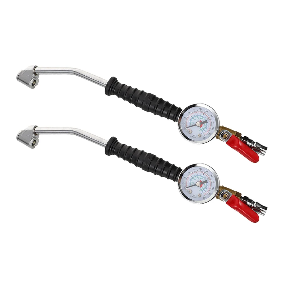 2Pcs Heavy Duty Tire Inflator with Pressure Gauge Extended Reach Nozzle for Trucks Rvs Auto Inflation Tool Quick Connect Air
2Pcs Heavy Duty Tire Inflator with Pressure Gauge Extended Reach Nozzle for Trucks Rvs Auto Inflation Tool Quick Connect Air