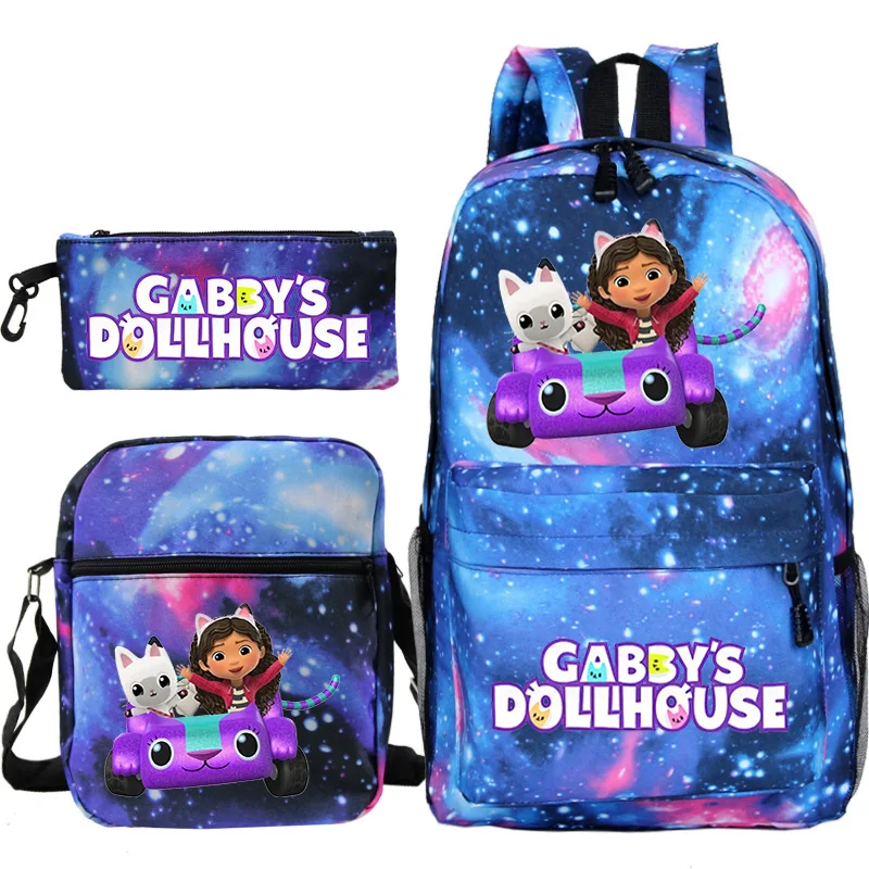 Kawaii Gabby Dollhouse School Backpacks Students 3 PCS Set School Bag Girls Boys Back To School Gift Mochila Teens Travel Bag
Kawaii Gabby Dollhouse School Backpacks Students 3 PCS Set School Bag Girls Boys Back To School Gift Mochila Teens Travel Bag