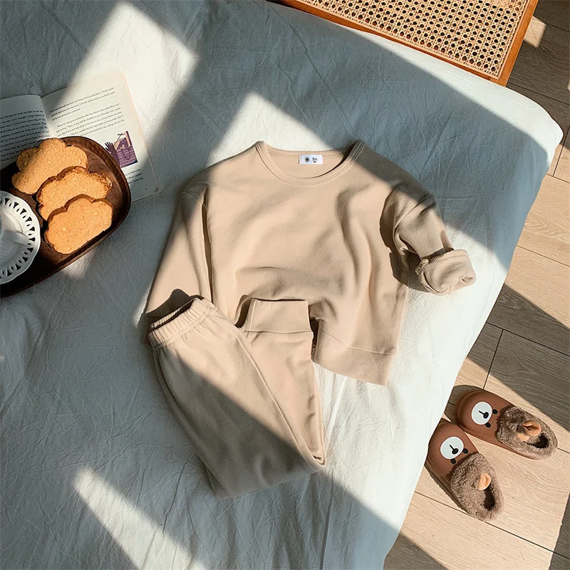 Boys Clothes Sets Girls Warm Suit Children's Pajamas Outfit Spring Autumn Sweater Pants 2 Pieces New Fashion Sportswear 2-8 Year
Boys Clothes Sets Girls Warm Suit Children's Pajamas Outfit Spring Autumn Sweater Pants 2 Pieces New Fashion Sportswear 2-8 Year