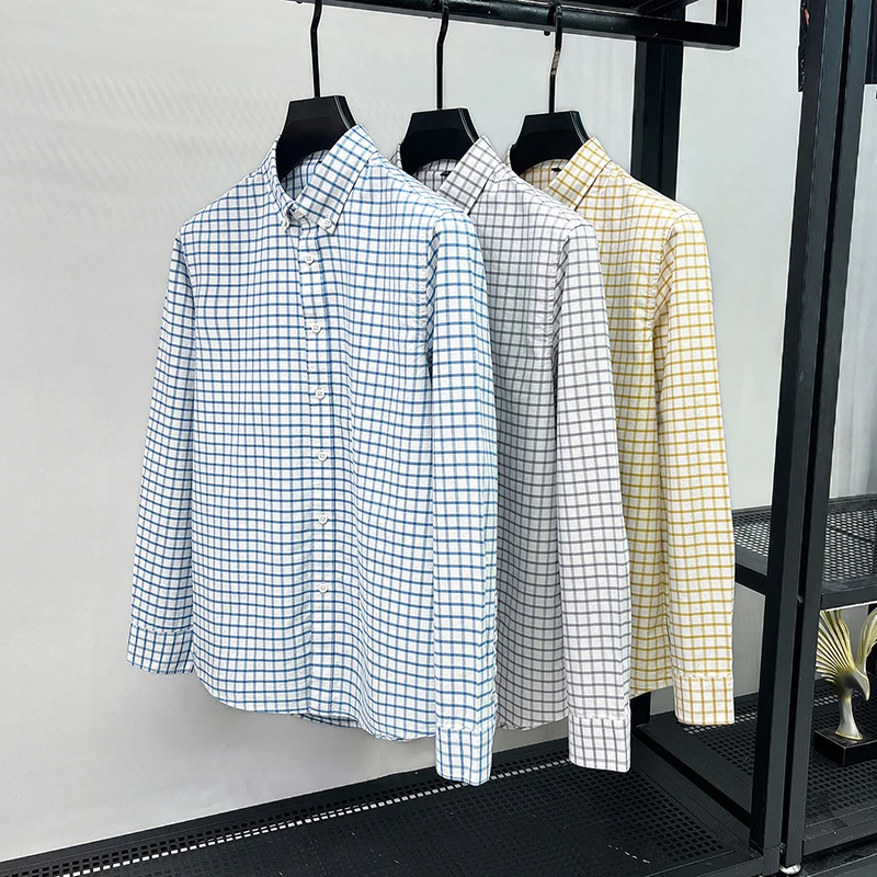 Summer New Style Men's Plaid Fashionable Simple Breathable Pure Cotton Long-Sleeved Shirt/P-7005
Summer New Style Men's Plaid Fashionable Simple Breathable Pure Cotton Long-Sleeved Shirt/P-7005