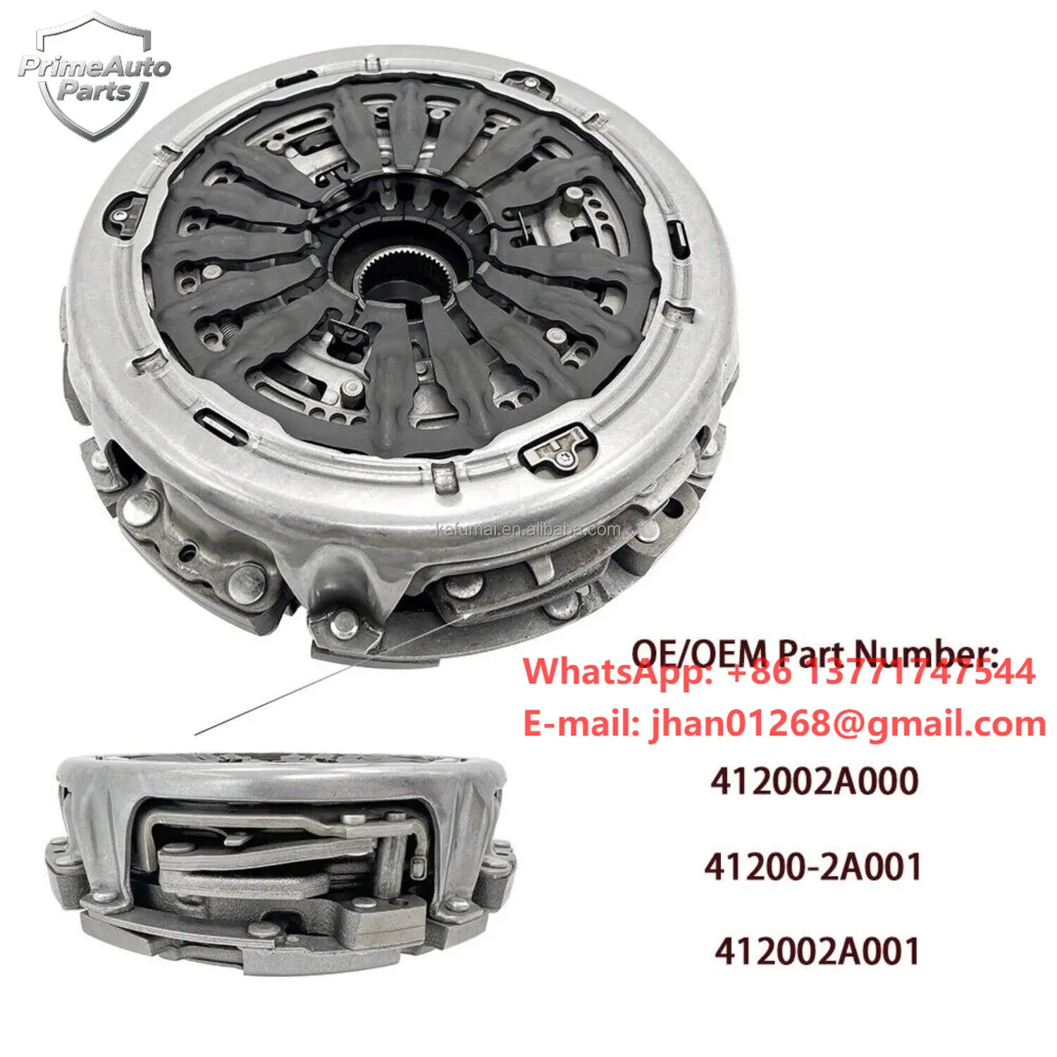 New OEM Set - Double Clutch 41200 2A001 for Veloster 2012-2017
New OEM Set - Double Clutch 41200 2A001 for Veloster 2012-2017