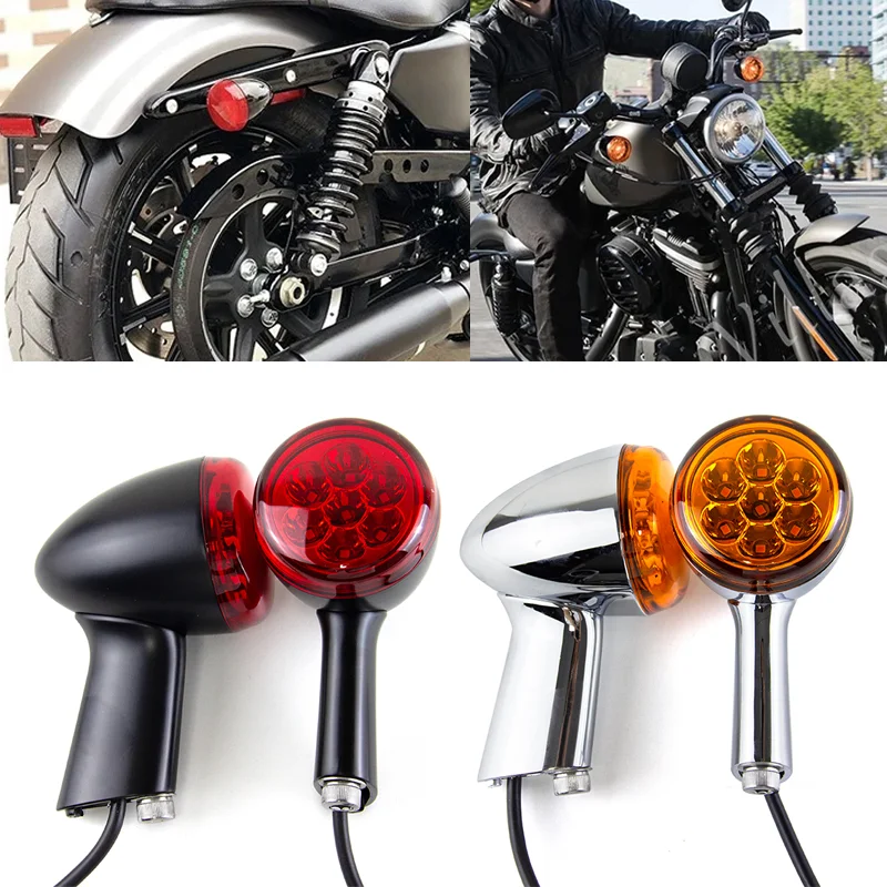 Motorcycle Turn Signals Indicators LED Lights For Harley Davidson Sportster 883 Iron XL1200 Sportster Forty Eight 1992-Up
Motorcycle Turn Signals Indicators LED Lights For Harley Davidson Sportster 883 Iron XL1200 Sportster Forty Eight 1992-Up