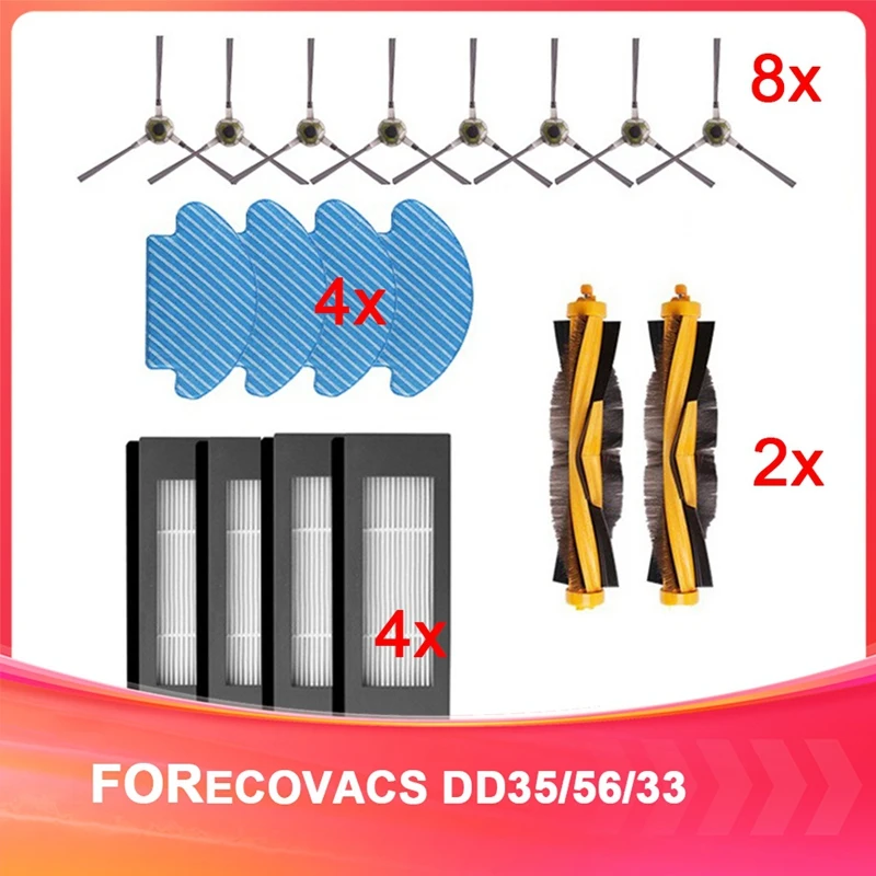 For ECOVACS DD35/56/33 Robot Vacuum Cleaners Vacuum Cleaner Accessories Replacement Supplies
For ECOVACS DD35/56/33 Robot Vacuum Cleaners Vacuum Cleaner Accessories Replacement Supplies
