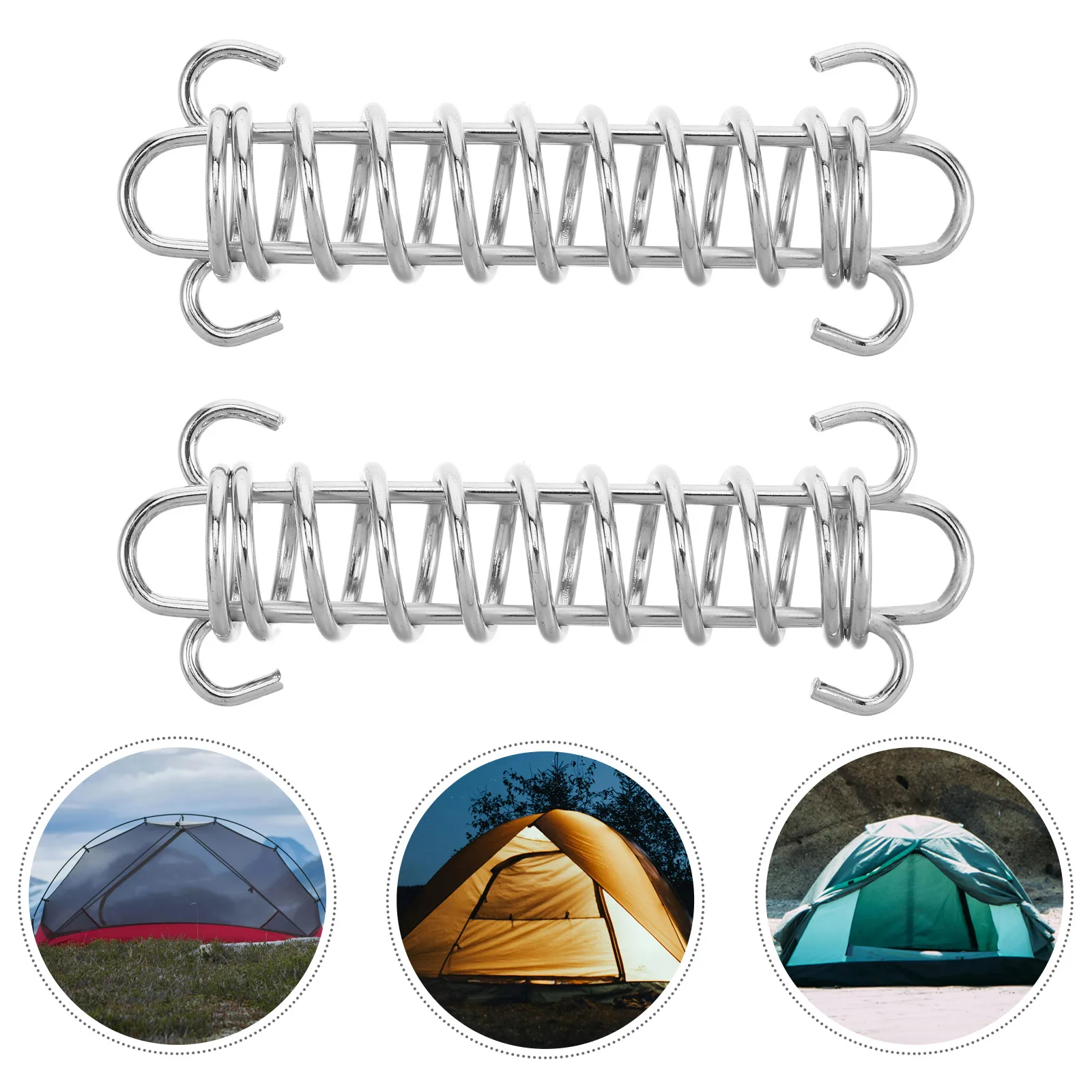 2pcs Tent Buckle Spring Metal Camping Elastic Fixed Installation Safety Rope Tensioner Stainless Steel Hook Clamp Wind
2pcs Tent Buckle Spring Metal Camping Elastic Fixed Installation Safety Rope Tensioner Stainless Steel Hook Clamp Wind