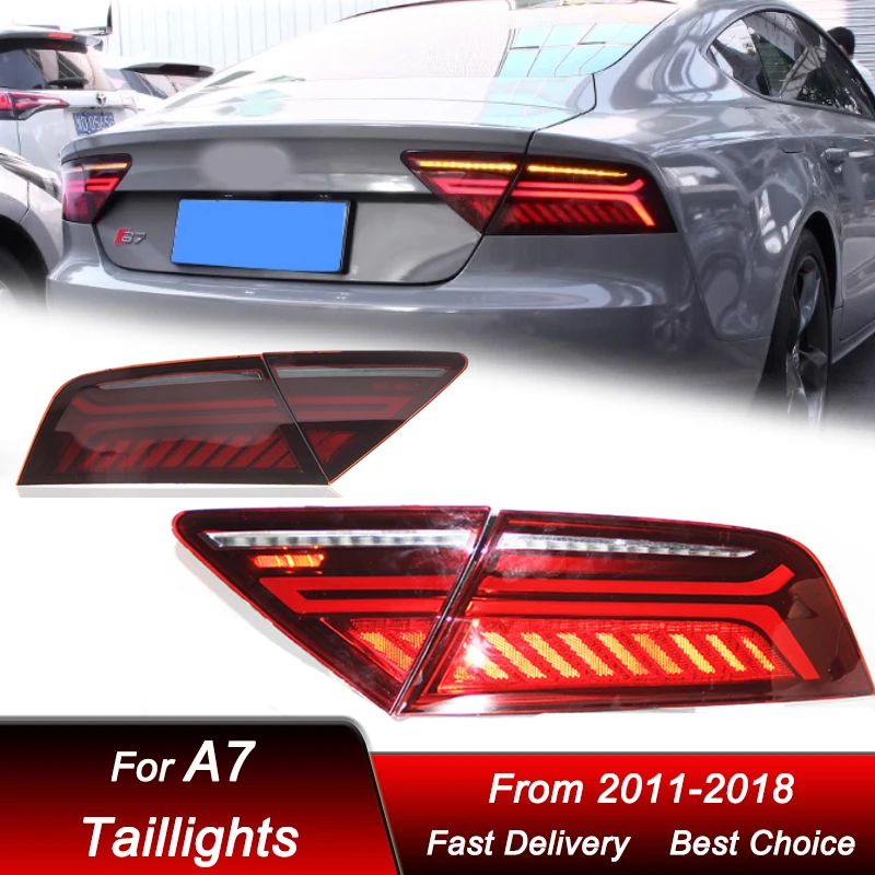 Стайлинг автомобиля задние фонари для Audi A7 S7 2011-2018 новый стиль полный светодиодный задний фонарь динамический указатель поворота задний фонарь в сборе
Стайлинг автомобиля задние фонари для Audi A7 S7 2011-2018 новый стиль полный светодиодный задний фонарь динамический указатель поворота задний фонарь в сборе