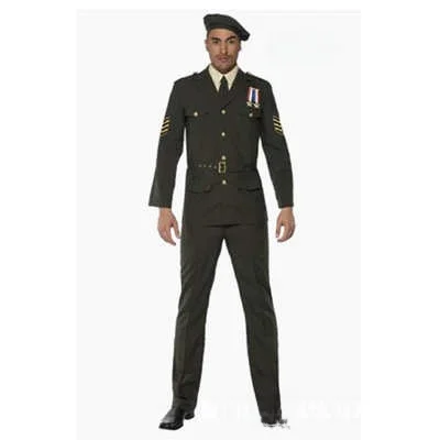 New Halloween Men's Military Uniform Police COSPLAY Movie NI Chinese Traditional Costume Men's Clothing Spring PU Material
New Halloween Men's Military Uniform Police COSPLAY Movie NI Chinese Traditional Costume Men's Clothing Spring PU Material