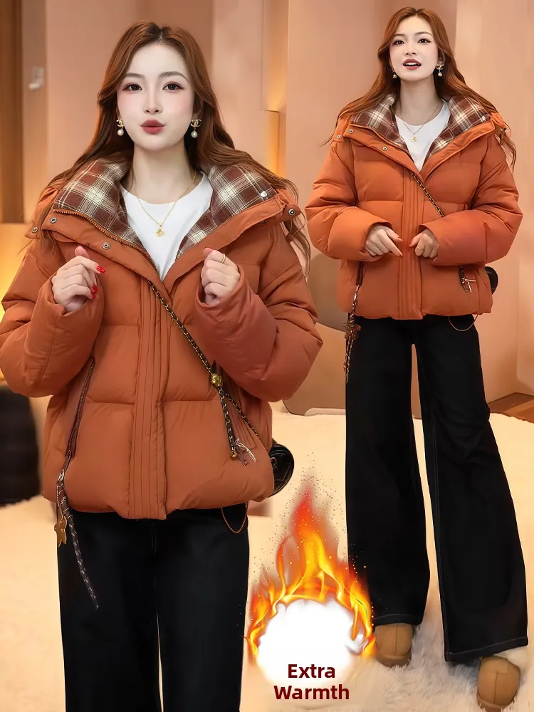 Trendy ort Padded Jaet Women's Faionable down Cotton Coat Long Sve Fce Lined Warm Winter Outerwear Korean Sle
Trendy ort Padded Jaet Women's Faionable down Cotton Coat Long Sve Fce Lined Warm Winter Outerwear Korean Sle