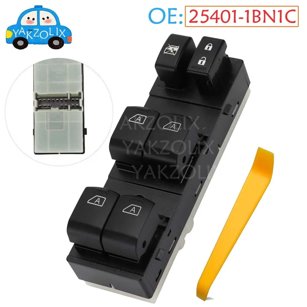 For NISSAN Q40 QX50 QX70 Infiniti EX25 EX35 EX37 Front Left Master Driver Side Electric Power Lifter Window Switch 25401-1BN1C
For NISSAN Q40 QX50 QX70 Infiniti EX25 EX35 EX37 Front Left Master Driver Side Electric Power Lifter Window Switch 25401-1BN1C
