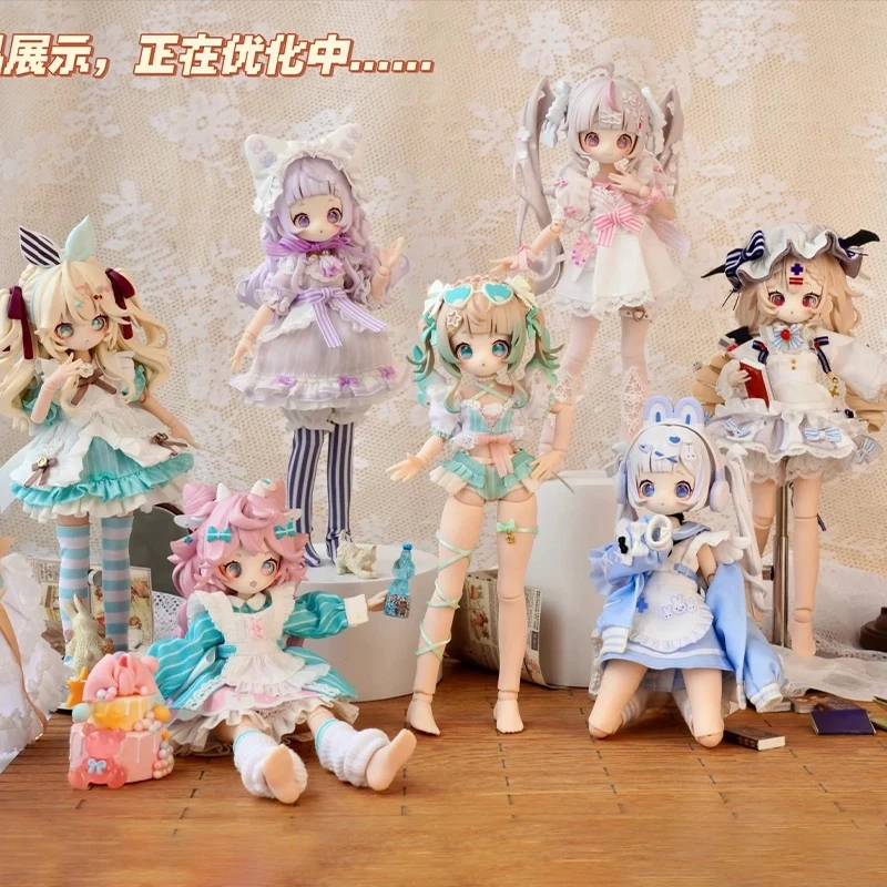 1/8 Mjd слепая коробка Onemore подвижная восьмиточечная кукла игрушка десертная вечеринка фигурка настольное украшение изысканный коллекционный подарок
1/8 Mjd слепая коробка Onemore подвижная восьмиточечная кукла игрушка десертная вечеринка фигурка настольное украшение изысканный коллекционный подарок