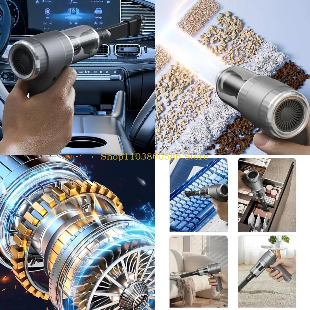 242A Handheld Vacuum Cleaner Cordless Mini Car Vacuum Cleaner Rechargeable for Car, Home, Office, Pet Hair Cleaning
242A Handheld Vacuum Cleaner Cordless Mini Car Vacuum Cleaner Rechargeable for Car, Home, Office, Pet Hair Cleaning