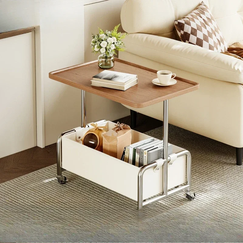 Movable sofa side table modern simple trolley coffee table light luxury high sense medieval bedside cabinet rack
Movable sofa side table modern simple trolley coffee table light luxury high sense medieval bedside cabinet rack
