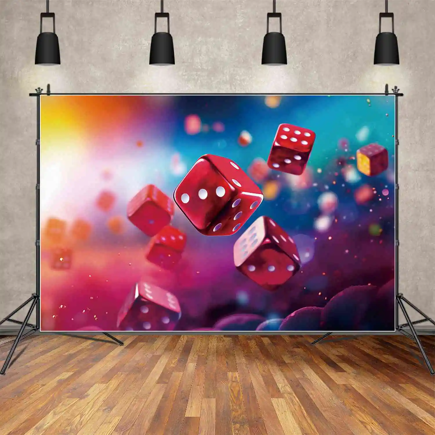 MOON.QG казино игральные кости День рождения мужской плакат праздник градиент боке стены декорации под заказ
MOON.QG казино игральные кости День рождения мужской плакат праздник градиент боке стены декорации под заказ