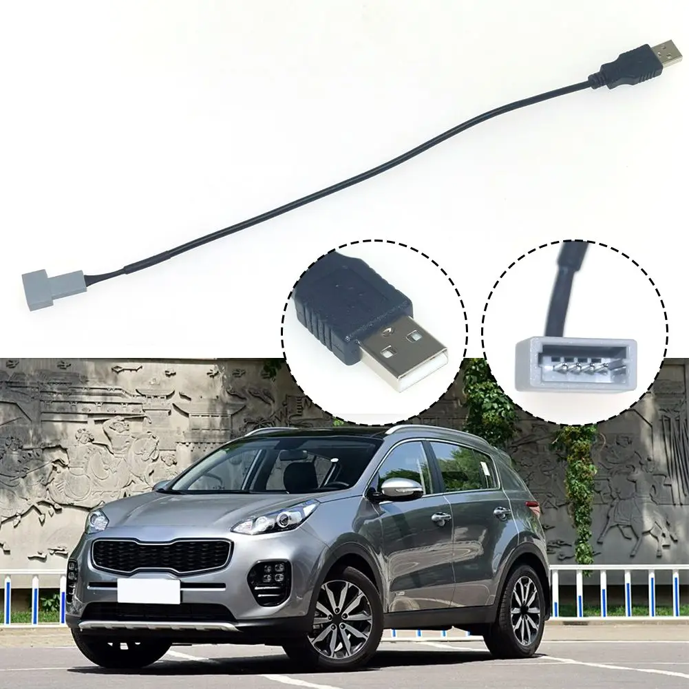 Car Audio Radio 2.0 USB To 4Pin Socket Cable For Kia Extension Connector Adapter 2024 Hot Sale Brand New And High Quality
Car Audio Radio 2.0 USB To 4Pin Socket Cable For Kia Extension Connector Adapter 2024 Hot Sale Brand New And High Quality