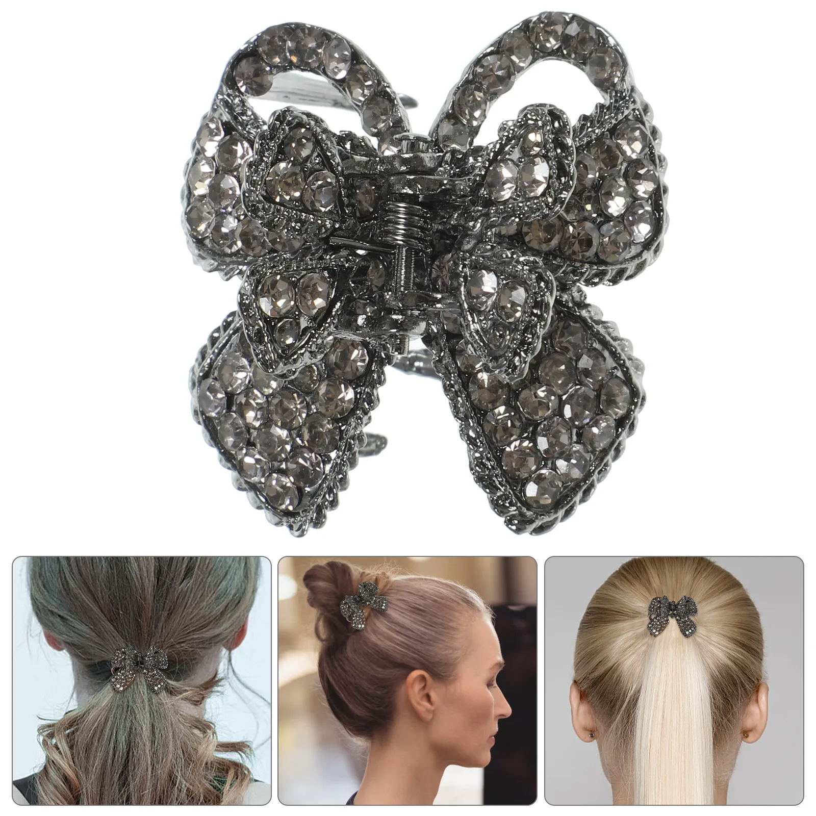 Hair Claw Clip with Rhinestones Elegant Small Bun Holder for Women Fine Long Hair Day Wear Perfect for Birthday
Hair Claw Clip with Rhinestones Elegant Small Bun Holder for Women Fine Long Hair Day Wear Perfect for Birthday