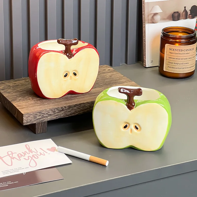 Creative Half Apple Ceramic Ashtray Home Living Room Office Decoration Abstract Art Fruit Ceramic Ashtray Desktop Ornament Gift
Creative Half Apple Ceramic Ashtray Home Living Room Office Decoration Abstract Art Fruit Ceramic Ashtray Desktop Ornament Gift
