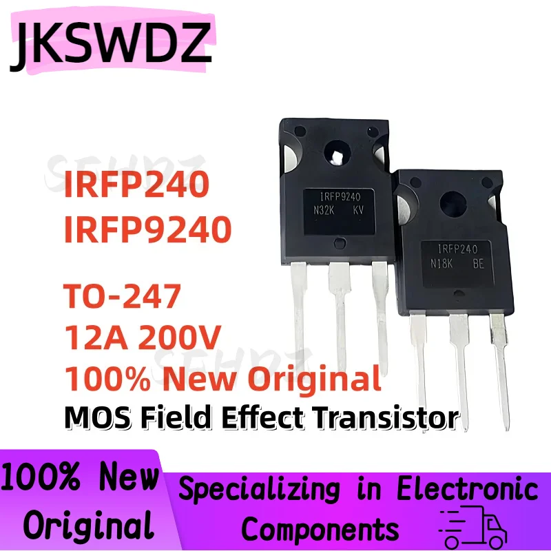 5Pairs/5pcs New Original IRFP9240N IRFP9240 IRFP240N IRFP240 TO-247 12A 200V Audio power amplifier tube MOSFET
5Pairs/5pcs New Original IRFP9240N IRFP9240 IRFP240N IRFP240 TO-247 12A 200V Audio power amplifier tube MOSFET