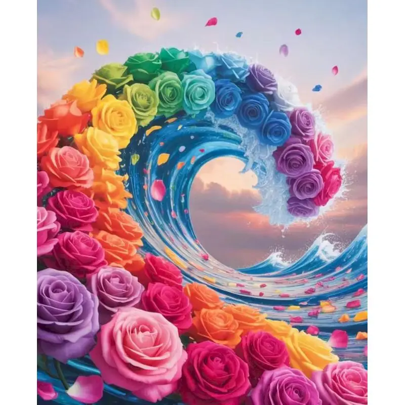 GATYZTORY Oil Painting By Numbers Flower Waves Scenery Acrylic Drawing Canvas Picture For Adults Home Decoration Gift Wall Art
GATYZTORY Oil Painting By Numbers Flower Waves Scenery Acrylic Drawing Canvas Picture For Adults Home Decoration Gift Wall Art