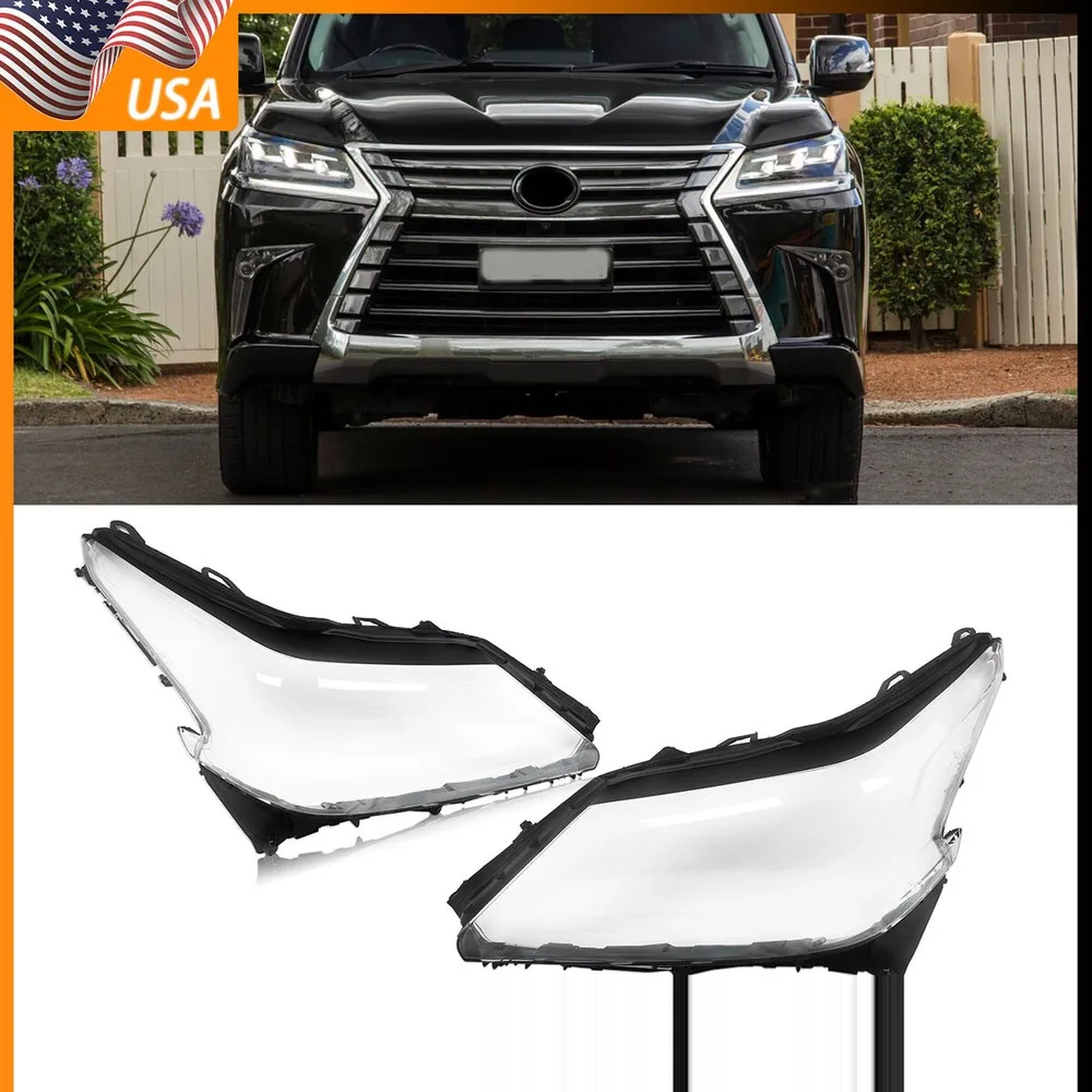 Head Lights Shell For Lexus LX570 Base Sport Utility 4-Door 2016 2017 2018 2019 Transparent Headlight Cover Lens Left Right Cap
Head Lights Shell For Lexus LX570 Base Sport Utility 4-Door 2016 2017 2018 2019 Transparent Headlight Cover Lens Left Right Cap