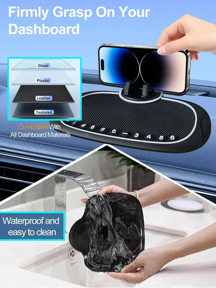 Universal Car Dashboard Anti-Slip Pad For Phone GPS Mount Silicone Mat With Number Digits
Universal Car Dashboard Anti-Slip Pad For Phone GPS Mount Silicone Mat With Number Digits