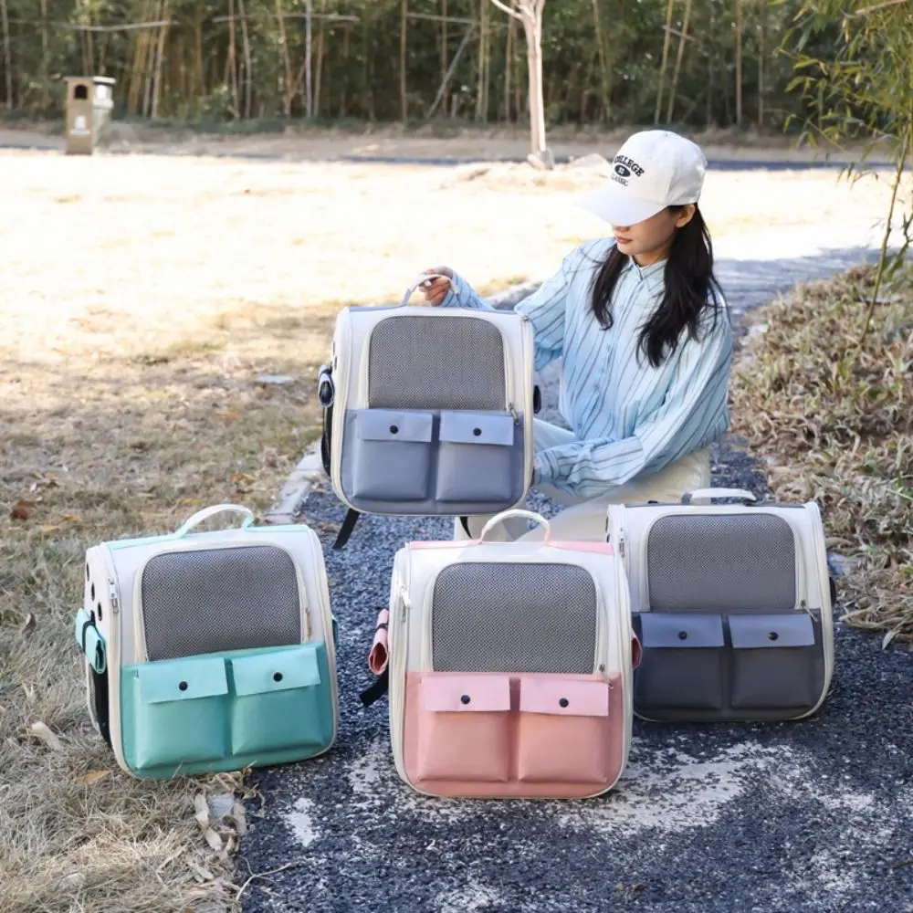 Ventilation Pet Carrier Backpack Breathable Foldable Pet Travel Bags Large Capacity Comfortable Cat Carrying Bag
Ventilation Pet Carrier Backpack Breathable Foldable Pet Travel Bags Large Capacity Comfortable Cat Carrying Bag