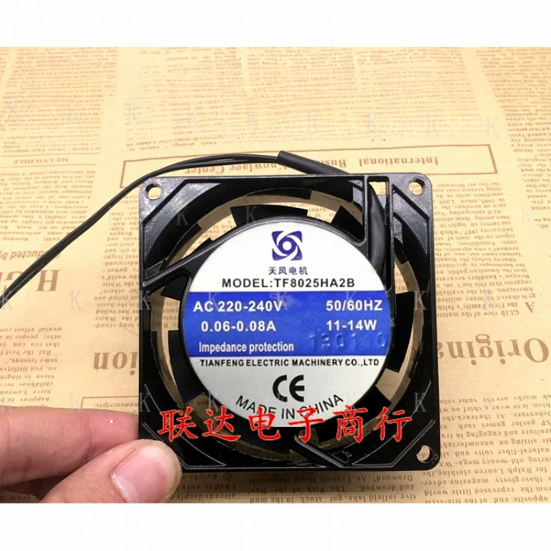 C FOR TOPFAN TF8025HA2B AC220-240V 0.06-0.08A 8CM 2-wire cooling fan
C FOR TOPFAN TF8025HA2B AC220-240V 0.06-0.08A 8CM 2-wire cooling fan
