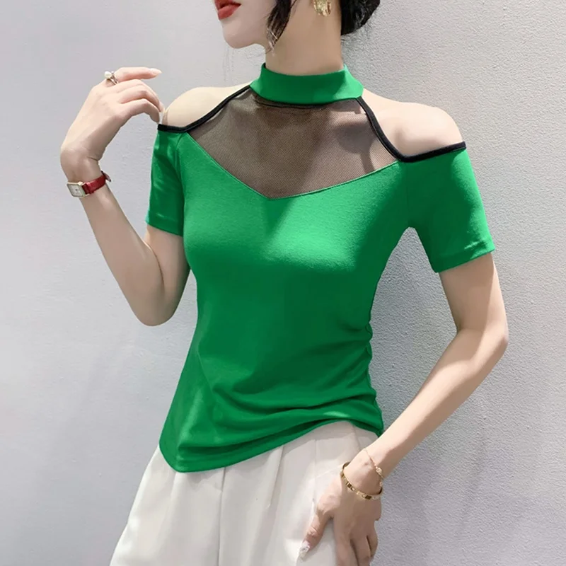 Женская футболка Ele Sexy Me Splice, приталенный топ для похудения, летний дизайн, корейский стиль, повседневная одежда с круглым вырезом
Женская футболка Ele Sexy Me Splice, приталенный топ для похудения, летний дизайн, корейский стиль, повседневная одежда с круглым вырезом