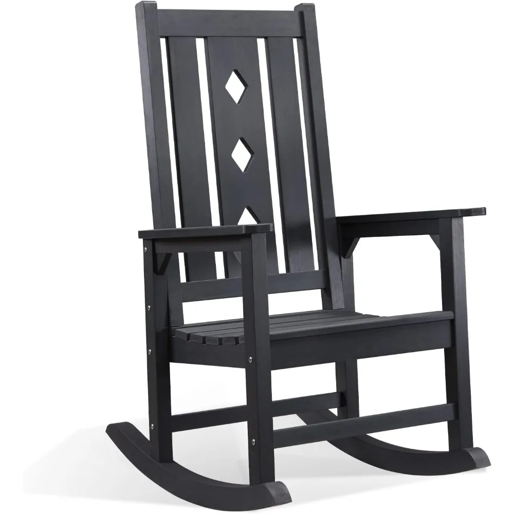 Oversized Rocking Chair, Outdoor Rocking Chair for Adults, All Weather Resistant Porch Rocker for Lawn Garden, 350lbs Weight Cap
Oversized Rocking Chair, Outdoor Rocking Chair for Adults, All Weather Resistant Porch Rocker for Lawn Garden, 350lbs Weight Cap