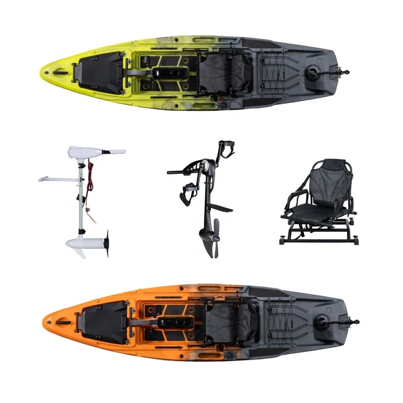12.2FT Single Pedal Drive Kayak 3.71Meter Motorized Kayak HDPE Hull for Sea Activity 1 Person Capacity for Surfing River Usage
12.2FT Single Pedal Drive Kayak 3.71Meter Motorized Kayak HDPE Hull for Sea Activity 1 Person Capacity for Surfing River Usage