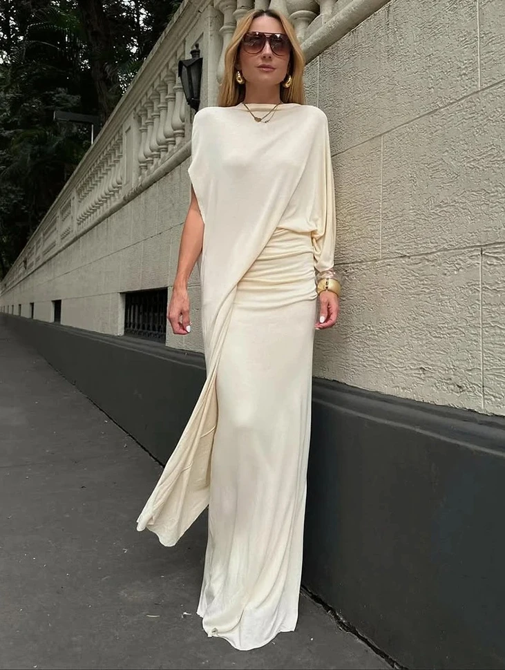 Elegant 2-Piece Set Womene Irregular Hem Crop Tops+Folds Elastic Waist Long Skirts Solid Elasticity Fashion Suit
Elegant 2-Piece Set Womene Irregular Hem Crop Tops+Folds Elastic Waist Long Skirts Solid Elasticity Fashion Suit