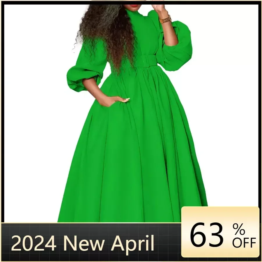 African Dresses For Women Elegant 2024 Dashiki Autumn Spring Midi Dress Ladies Traditional African Clothing Fairy Dreaes
African Dresses For Women Elegant 2024 Dashiki Autumn Spring Midi Dress Ladies Traditional African Clothing Fairy Dreaes