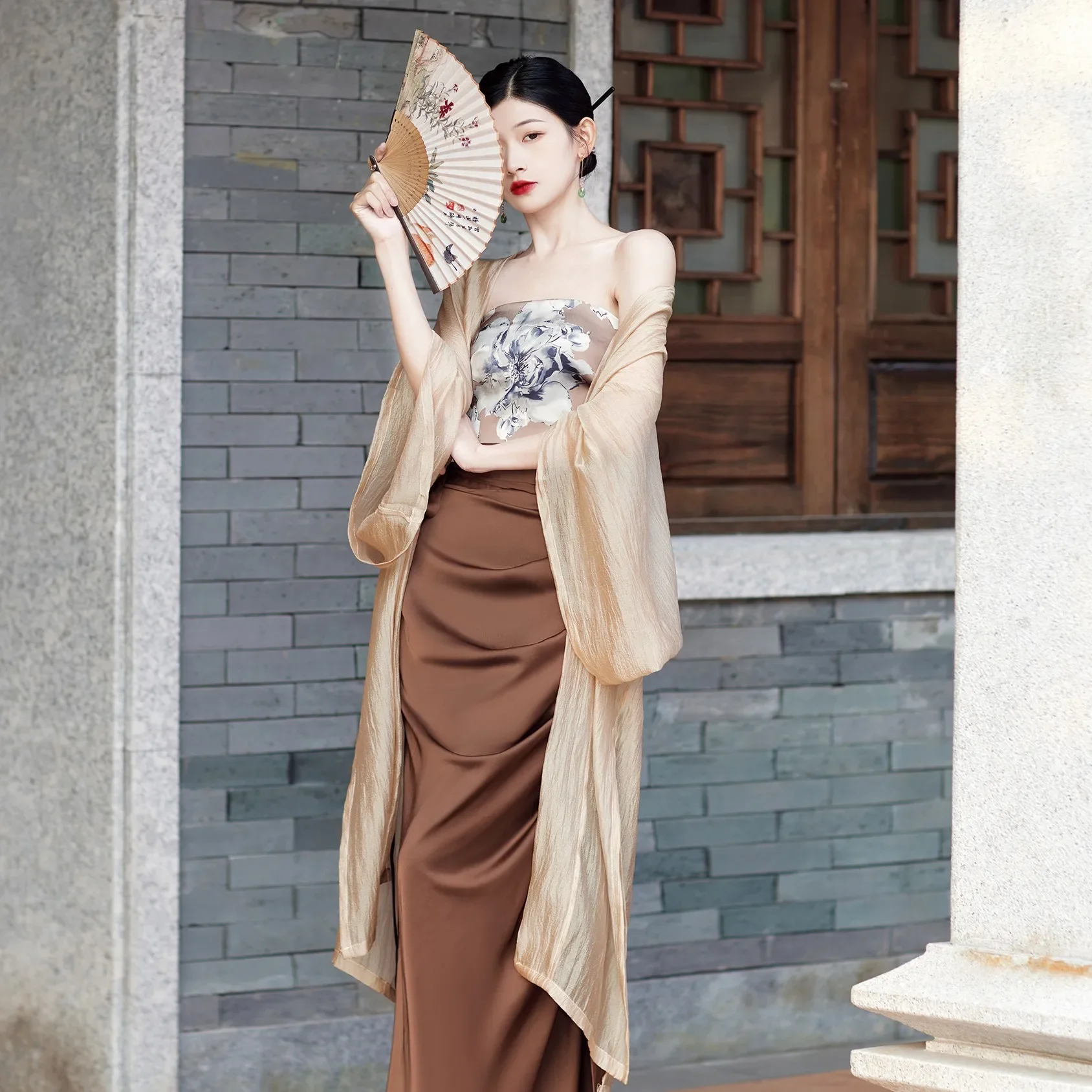 2025 new Song Dynasty Cosplay Costumes Sexy Print Flower Dress Elegant Cheongsam New Chinese Style Hanfu Suit Women Kimono Robe
2025 new Song Dynasty Cosplay Costumes Sexy Print Flower Dress Elegant Cheongsam New Chinese Style Hanfu Suit Women Kimono Robe