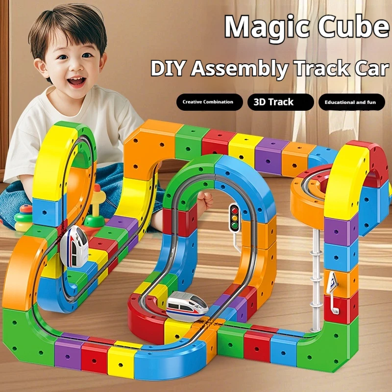 Electric Magnetic Track Set With Anti-Gravity Vehicles - 100+ Pieces Stem Building Toys, Creative Diy Railway For Kids Gift Toy
Electric Magnetic Track Set With Anti-Gravity Vehicles - 100+ Pieces Stem Building Toys, Creative Diy Railway For Kids Gift Toy