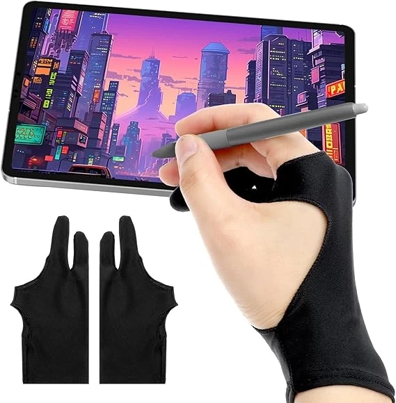 Anti-Touch Two-Finger Glove Graphic Artist Drawing Gloves Painting Anti-fouling Tablet Screen Gloves For Apple iPad Air Tablet
Anti-Touch Two-Finger Glove Graphic Artist Drawing Gloves Painting Anti-fouling Tablet Screen Gloves For Apple iPad Air Tablet